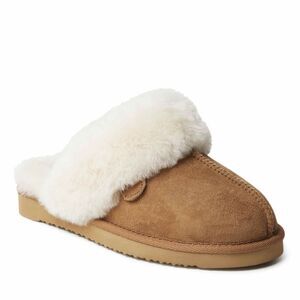 Fireside By Dearfoams Women's Sydney Genuine Shearling Scuff Slipper